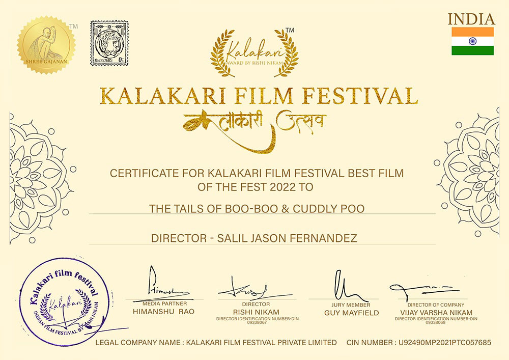 Salil Jason Fernandez Kalakari Film Festival